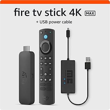 Amazon.com: Amazon Fire TV Stick 4K Max with USB Power Cable