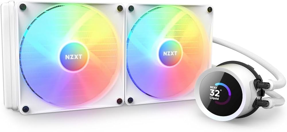 Amazon.co.jp: NZXT KRAKEN RGB 280 White 簡易水冷CPUクーラー RL