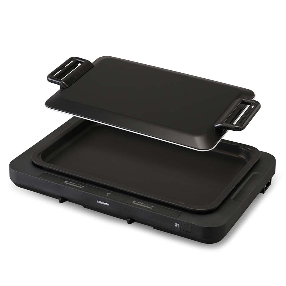 Amazon | アイリスオーヤマ 左右温調ホットプレート1枚 WHP-021-B
