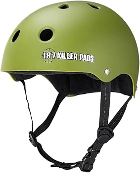 Amazon.com: 187 Killer Pads Pro Skate Helmet with Sweatsaver Liner
