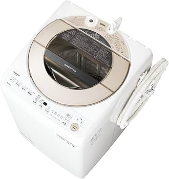 Amazon | シャープ 洗濯機 ES-GV9F-N穴なし槽 インバーター搭載