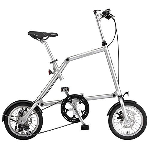 Amazon | NANOO(ナノー) 折りたたみ自転車 14インチ アルミフレーム
