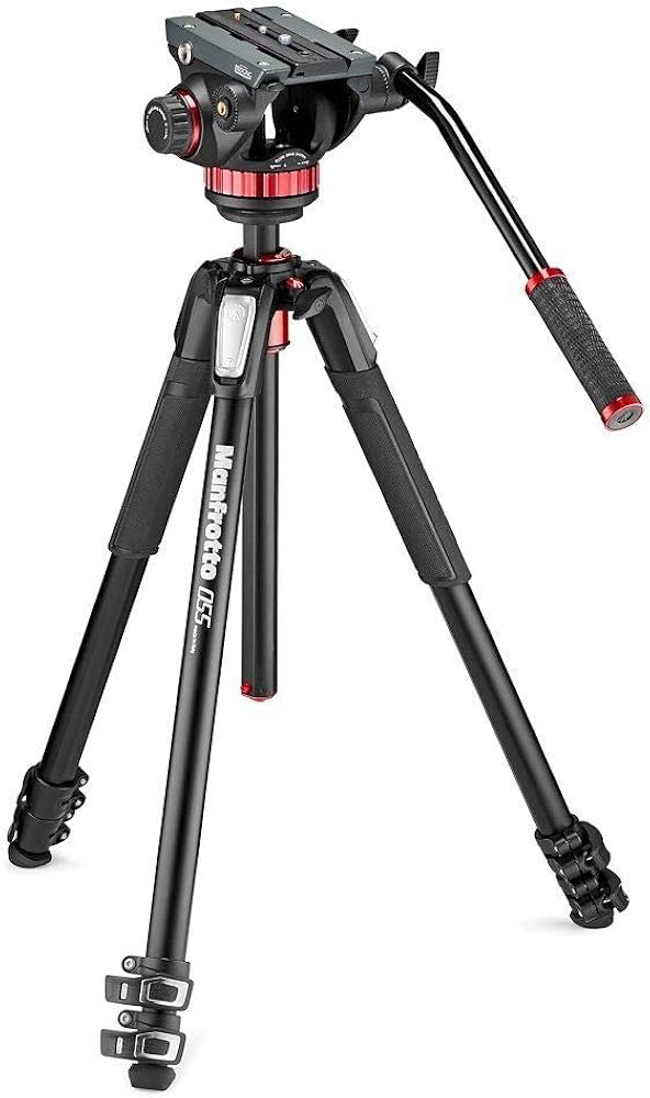 Amazon | マンフロット(Manfrotto) MVH502AHビデオ雲台+MT055XPRO3