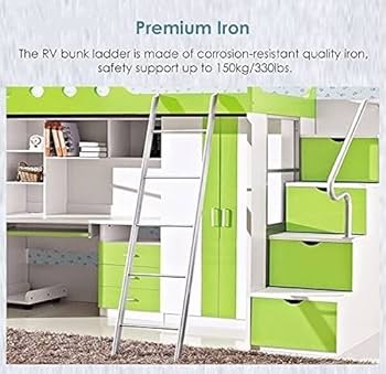 Amazon.co.jp: 2段ベッド 階段 Bed Bunk Ladder 高さ1.5m ステップ