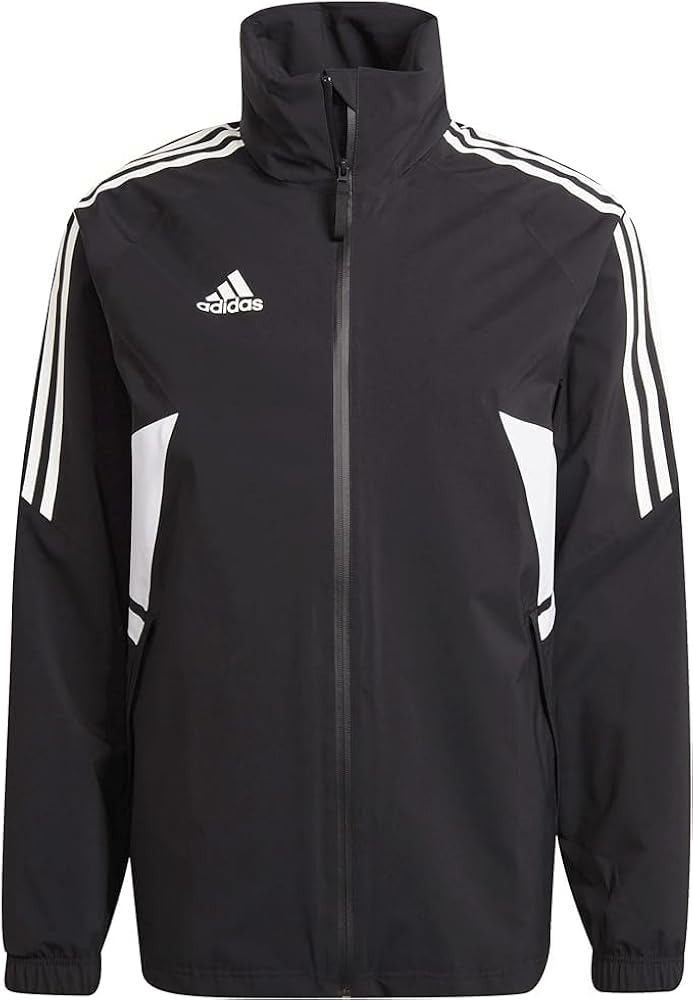 Amazon.com: adidas MEN'S CONDIVO 22 WATERPROOF RAIN JACKET, BLACK