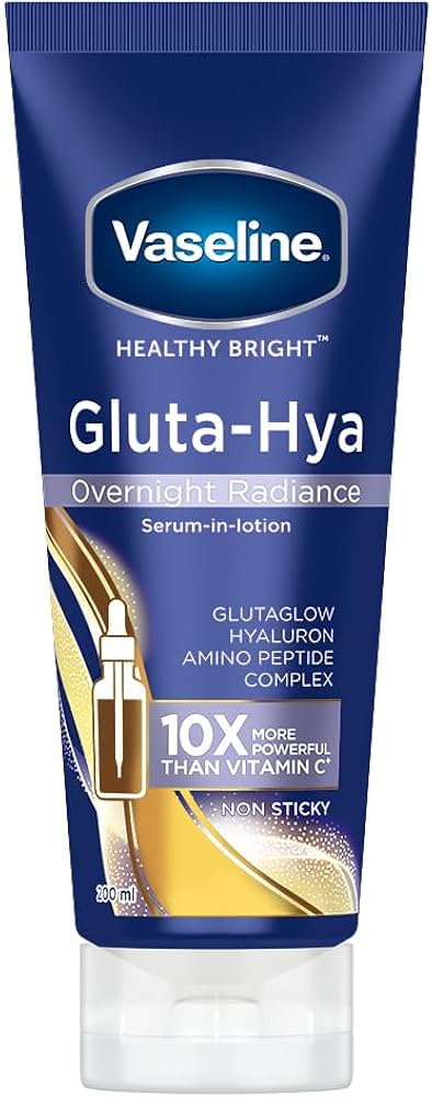 Amazon | Vaseline Gluta-Hya Serum Burst Lotion overnight radiance