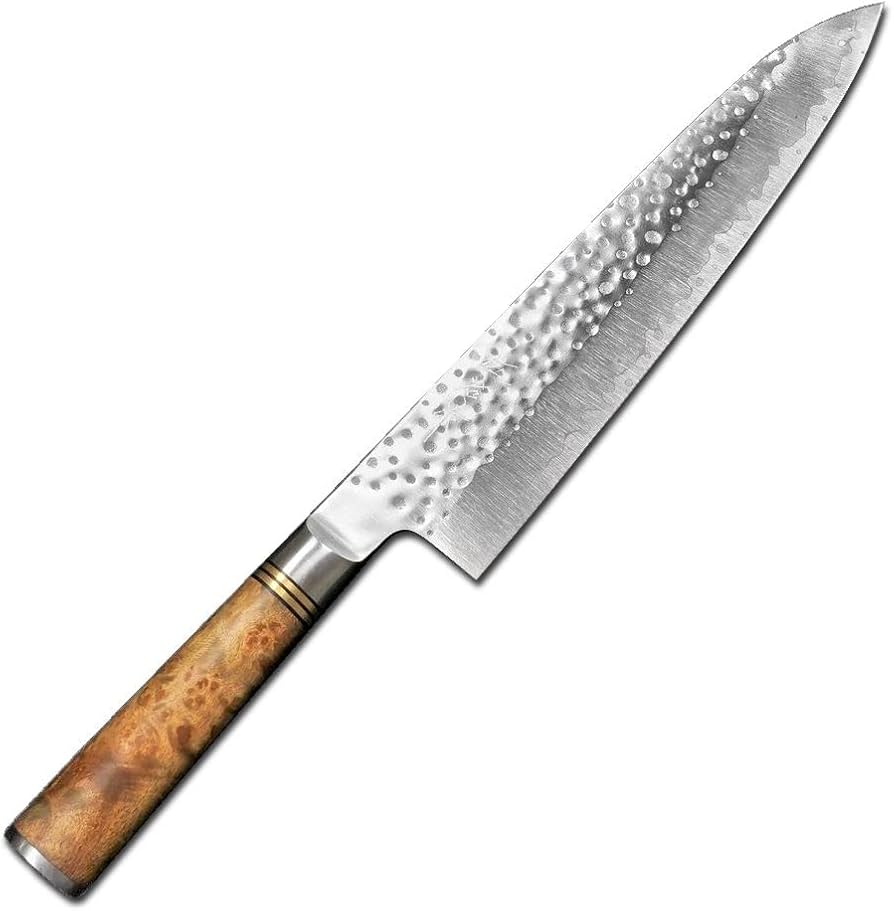 Amazon｜佐治武士 牛刀 粉末ハイス鋼 SG2/R2 スーパーゴールド2 花梨