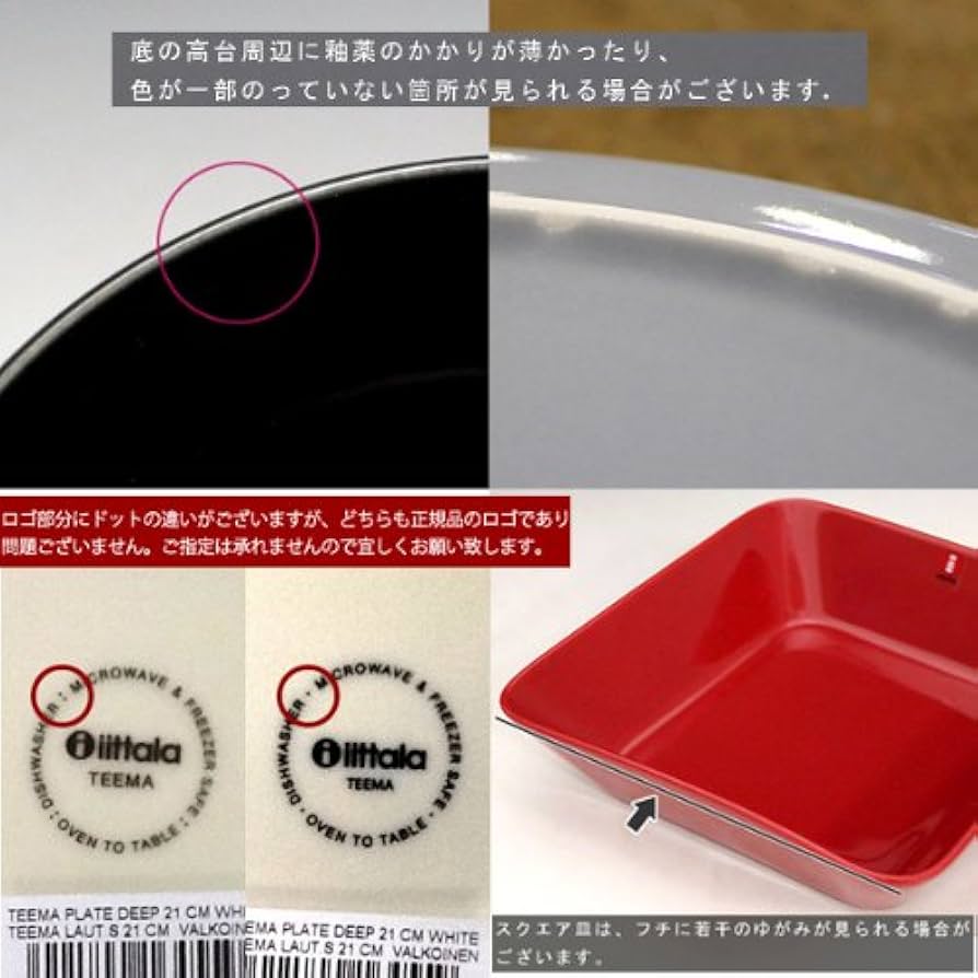 Amazon.co.jp: iittala(イッタラ) ティーマ 016234 プレート 17cm