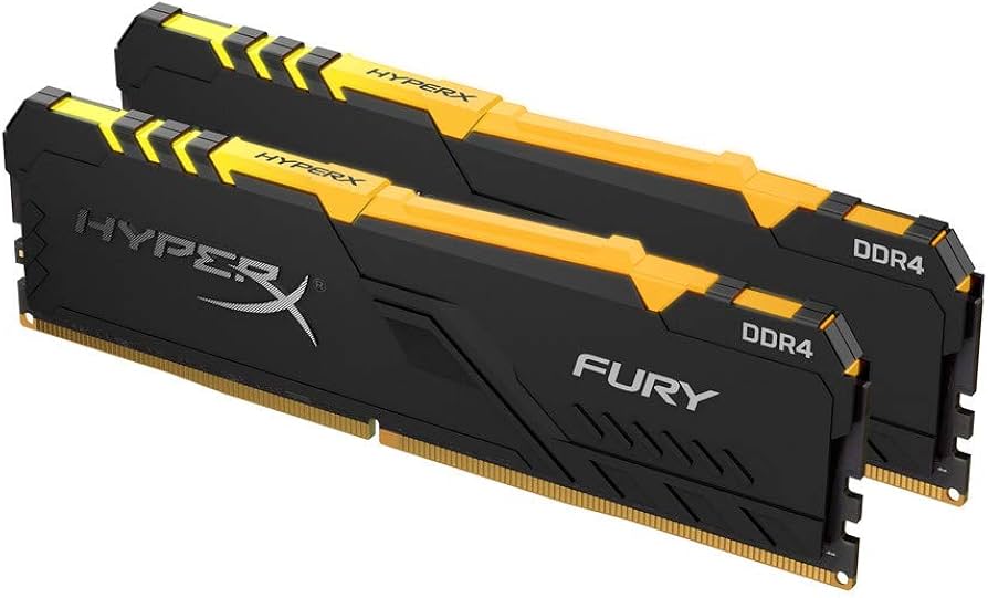 HyperX Fury 16GB 3200MHz DDR4 CL16 DIMM (Kit of 2) 1Rx8 RGB XMP