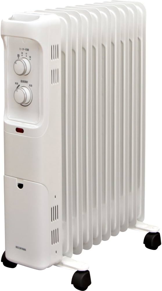 Amazon | アイリスオーヤマ ヒーター オイルヒーター 8畳 ウェーブ型