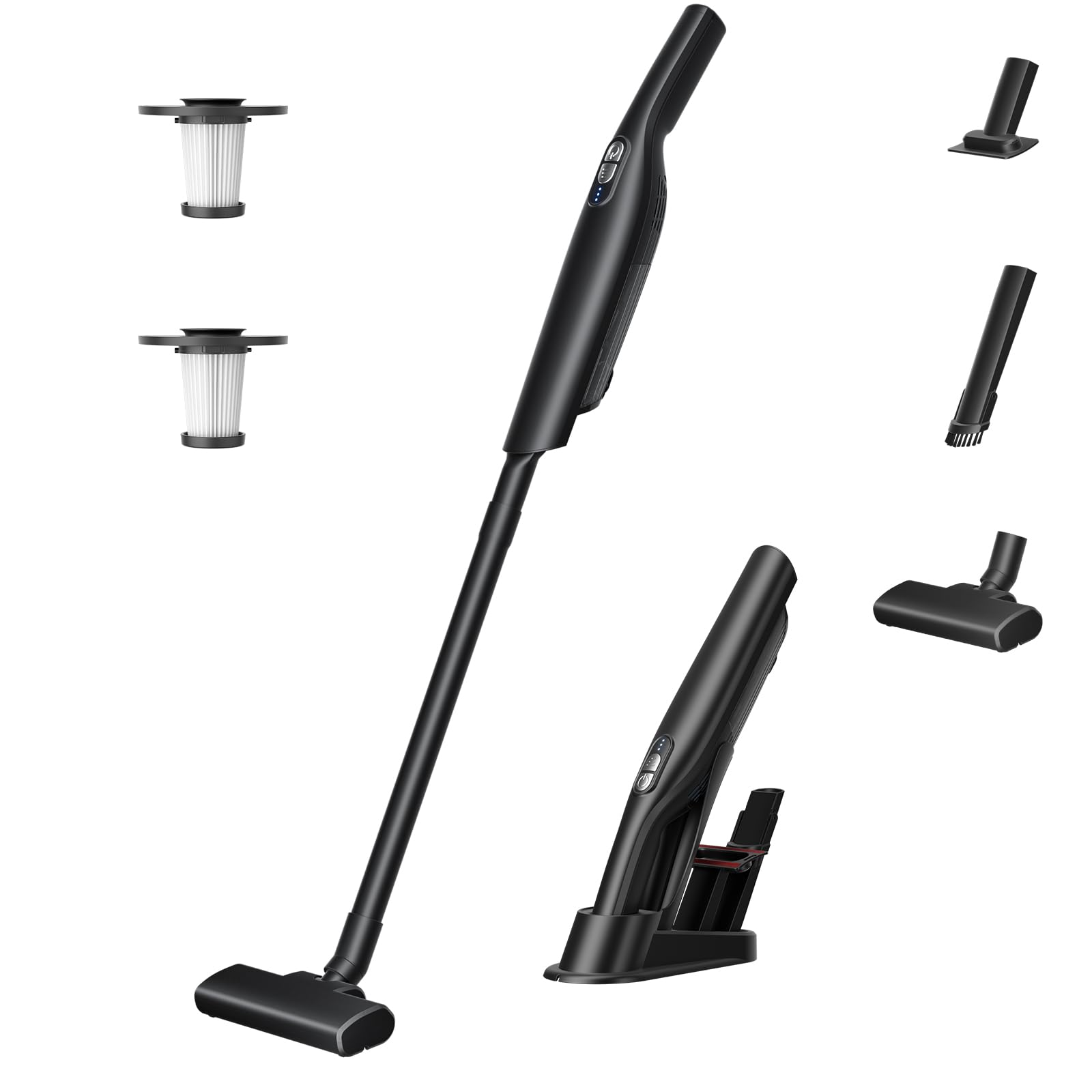 Amazon | 掃除機 コードレス【2025新登場】ハンディ超軽量 15kpa超強力