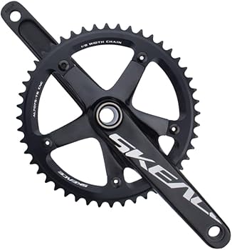 Amazon | BOLANY 165mm バイククランクセット 48T/49T 中空一体型