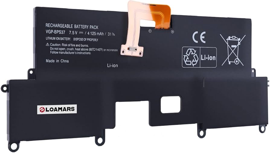 Amazon.co.jp: Loamars Sony VGP-BPS37 交換バッテリー ソニーノートPC