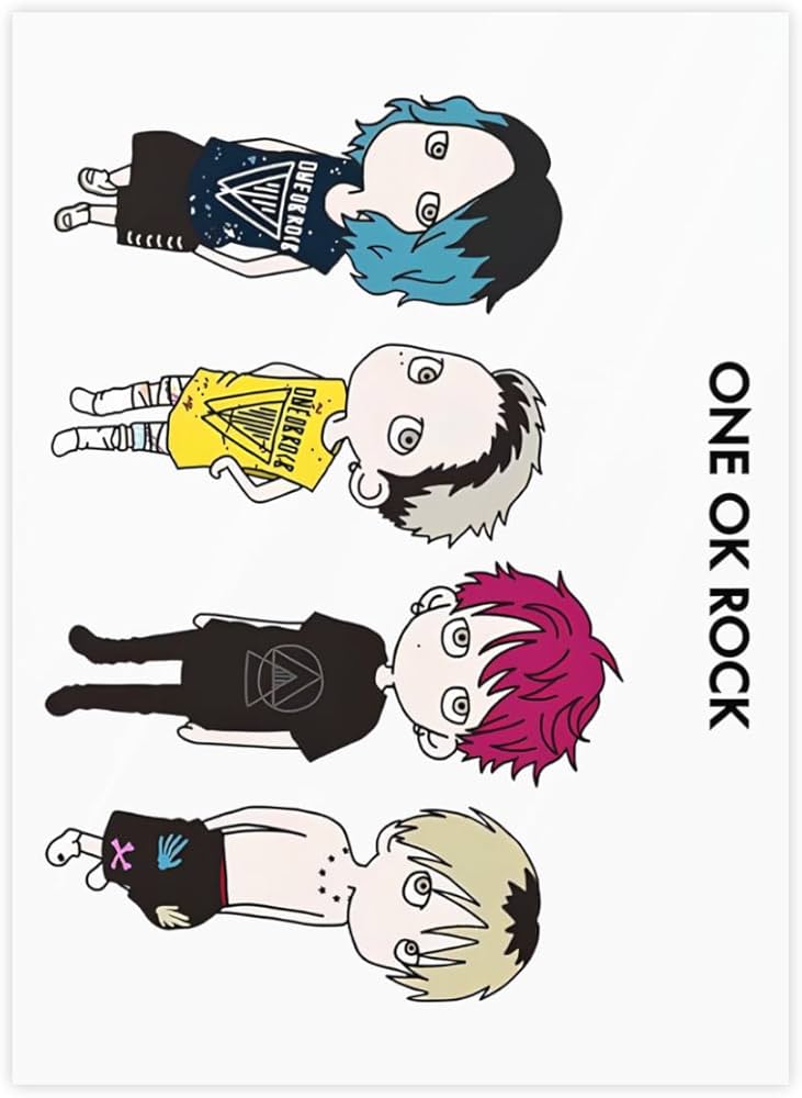 Amazon.co.jp: ワンオクロック 1枚 クリスタルステッカー ステッカー