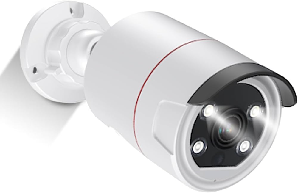 Amazon.co.jp: 防犯カメラ 屋外 POE給電 500万画素 YESKAMOO 増設用