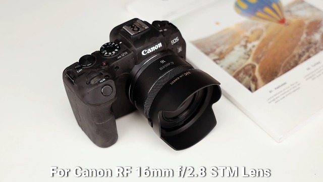 Amazon.com : Lens Hood for Canon RF 16mm F2.8 STM Lens on EOS R5