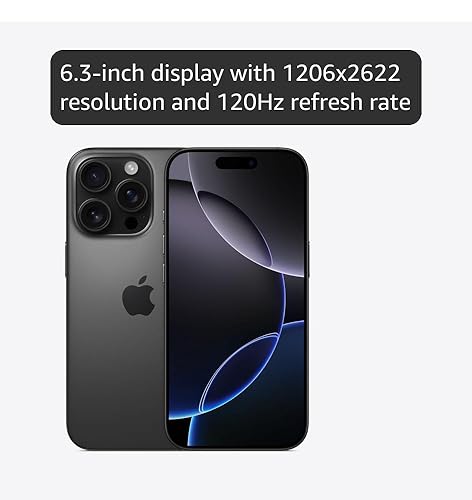 Amazon.com: Apple iPhone 16 Pro, US Version, 512GB, Black Titanium