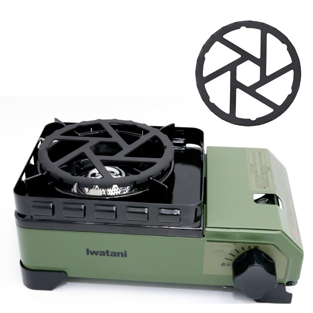Amazon.co.jp: イワタニ タフまるJr ＆ 鉄製ミニ五徳 セット (Green