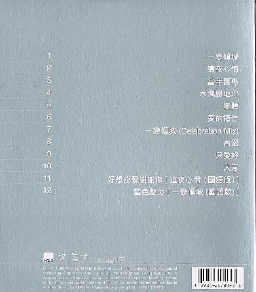 Amazon.co.jp: 郭富城 アーロン・クォック CD＋VCD／一變傾城 1998年