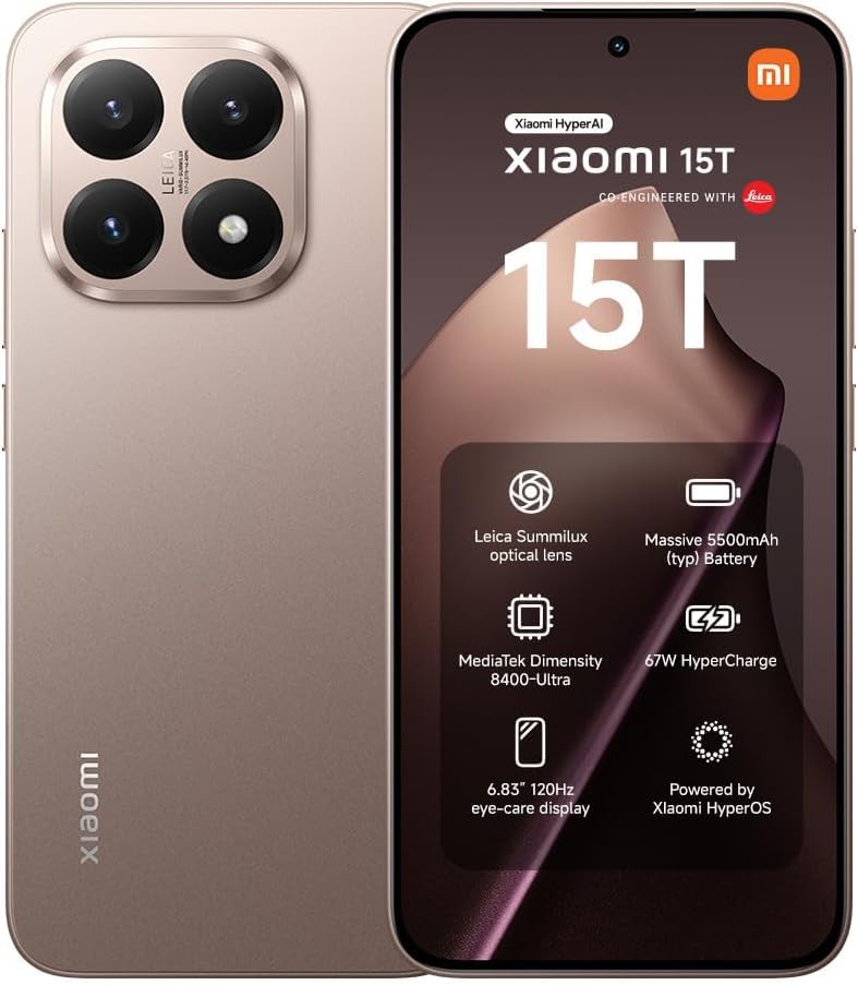 Xiaomi 15T Rose Gold 12+512GB, 6.83