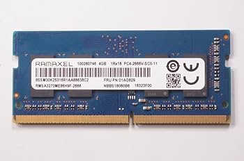 Amazon | RAMAXEL PC4-21300S (DDR4-2666) 4GB 1Rx16 PC4-2666V-SC0-11