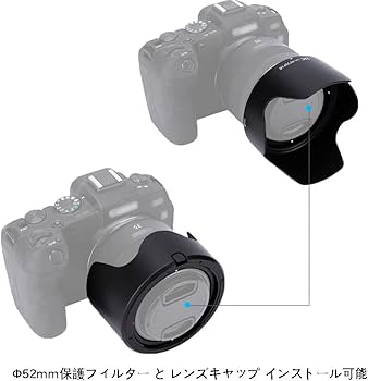 Amazon | JJC 可逆式 レンズフード Canon RF 35mm F1.8 MACRO IS STM