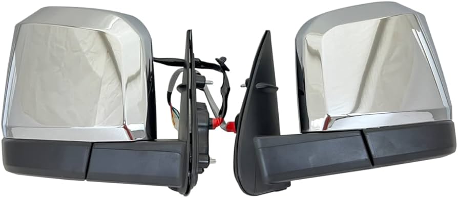 Amazon | ハイエース 200系 ドアミラー 電動格納 6型 デザイン メッキ