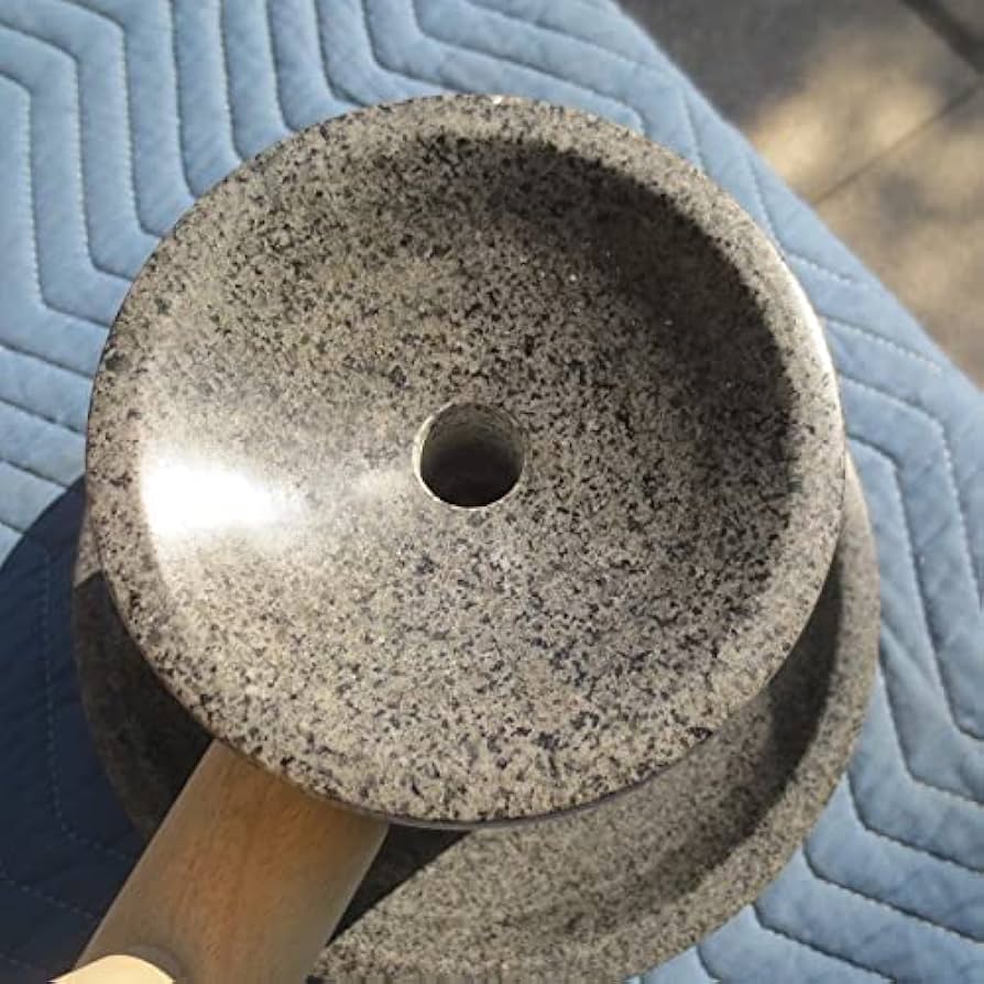 Amazon｜SUNNY BLUE 茶臼 (ちゃうす) 石臼 抹茶 青御影石 13型 10.5kg