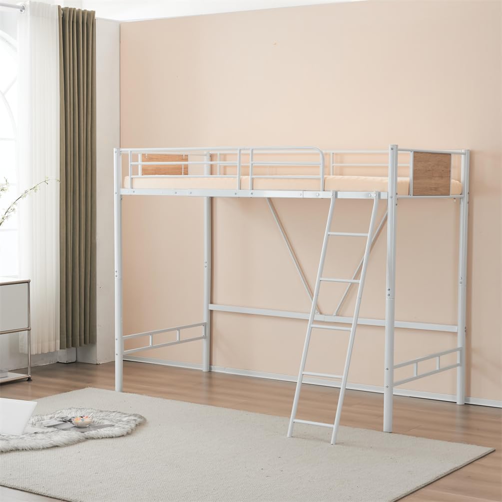 Amazon｜PEFEK ロフトベッド 大人用 パイプベッド シングル ベッド