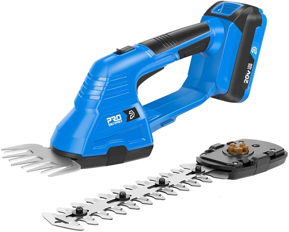 Amazon | Prostormer 充電式電動芝生バリカン 生垣バリカン 20V