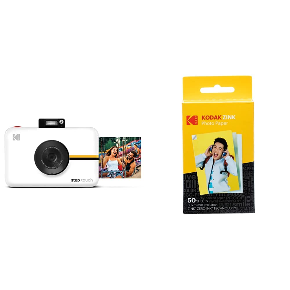 Amazon.com : Kodak Step Touch-White with Premium Zink Photo Paper