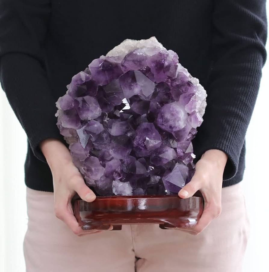 Amazon.co.jp: 念珠ドットコム 特大 アメジスト クラスター 約10.33