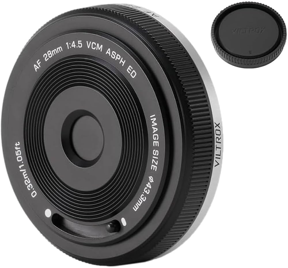 Amazon.co.jp: Viltrox AF 28mm F4.5 FE Chip 超薄型レンズ 広角レンズ