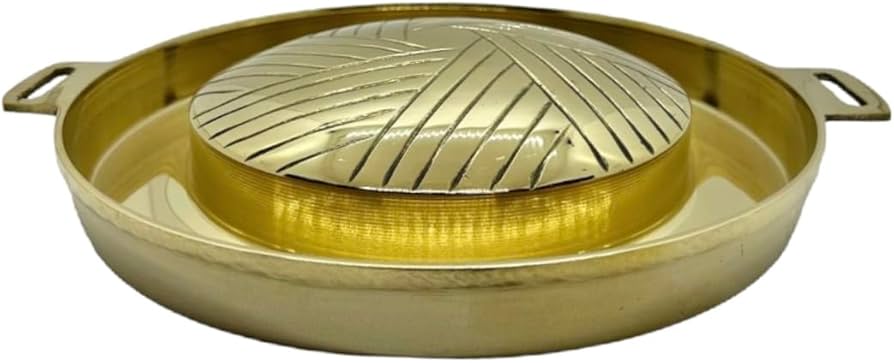Amazon.co.jp: ムーカタ鍋 真鍮製 タイ料理 タイ焼肉 ムーカタ