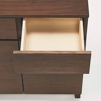 Amazon｜無印良品 ウォールナット材キャビネット・木製扉 幅80×奥行40