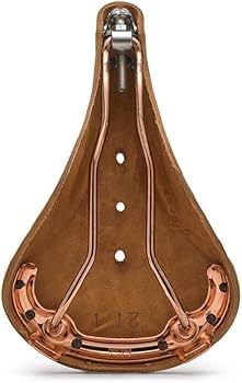 Amazon | BROOKS(ブルックス) レザーサドル 大きな銅製の鋲が特徴的な