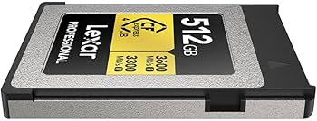Amazon.com: Lexar Lexar 512GB Professional Gold CFexpress 4.0 Type