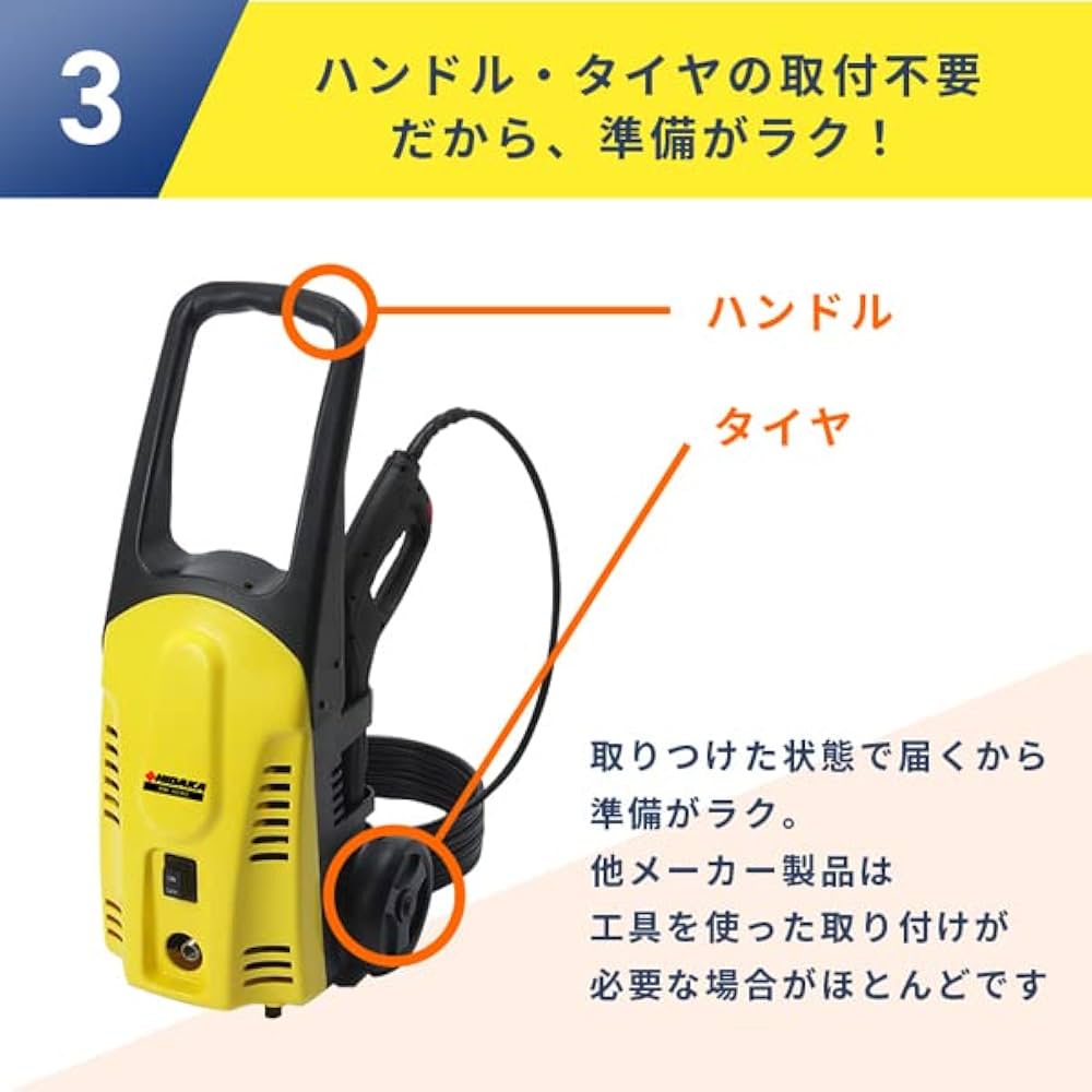 Amazon | 【在庫限り】ヒダカ 高圧洗浄機 HK-1890 スペシャルセット