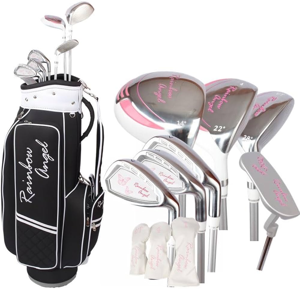 Amazon | レディース ゴルフデビュー クラブ 7本 キャディバッグ