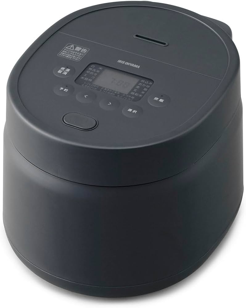 Amazon | アイリスオーヤマ 炊飯器 3合 マイコン式 蒸気筒レスでお