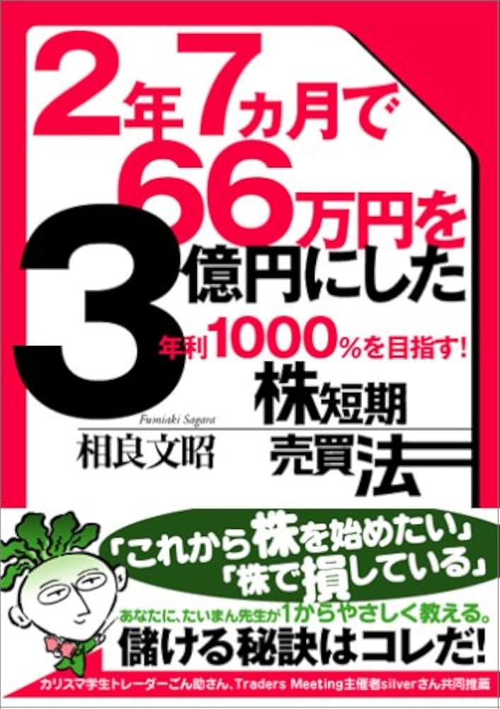 2年7ヵ月で66万円を3億円にした年利1000%を目指す!株短期売買法 | 相良