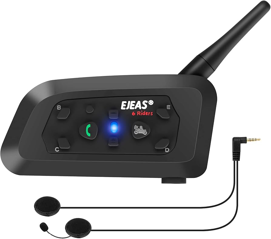 Amazon.co.jp: EJEAS V6 pro バイク インカム V6Pro 2人同時通話 6人