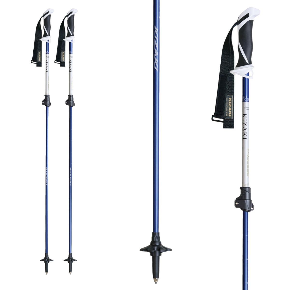 Amazon | [キザキ] スキーストック 伸縮カーボンポール PROSED TL CB