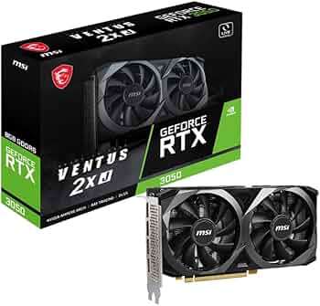 Amazon | MSI GeForce RTX 3050 VENTUS 2X J 8G OC グラフィックス