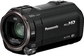 Amazon.com : Panasonic Full HD Video Camera Camcorder HC-V770, 20X
