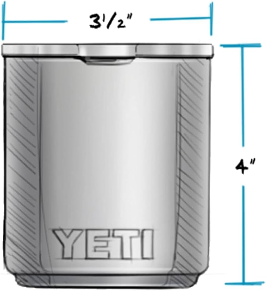 Amazon.co.jp: YETI Rambler 10オンス 積み重ね可能 ローボール 2.0