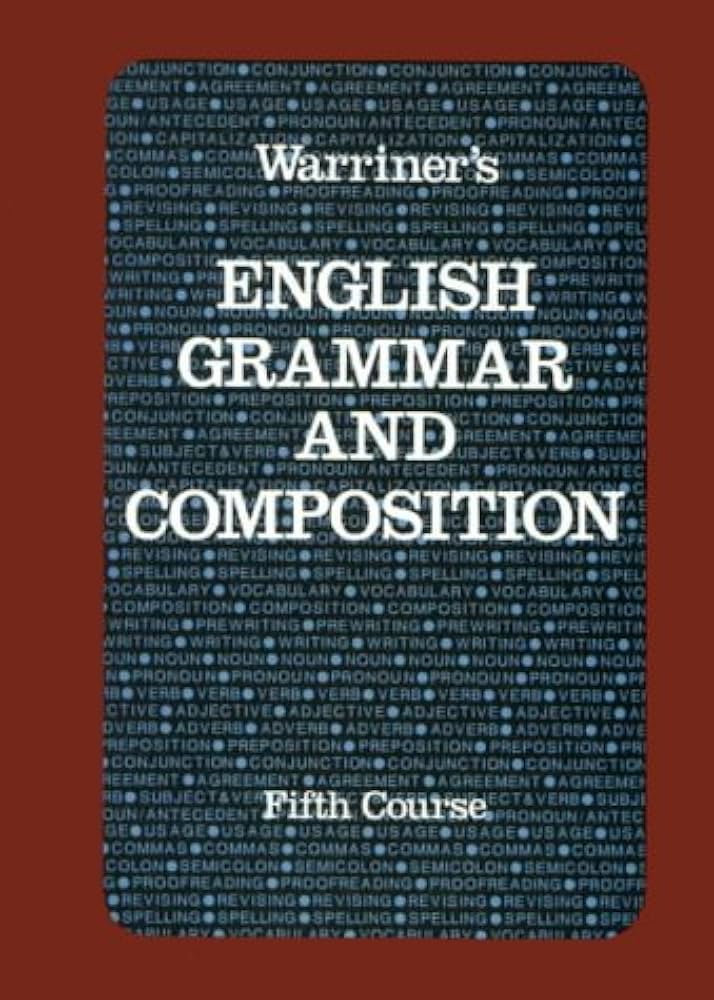 Amazon.com: Warriner's English Grammar and Composition: Fifth