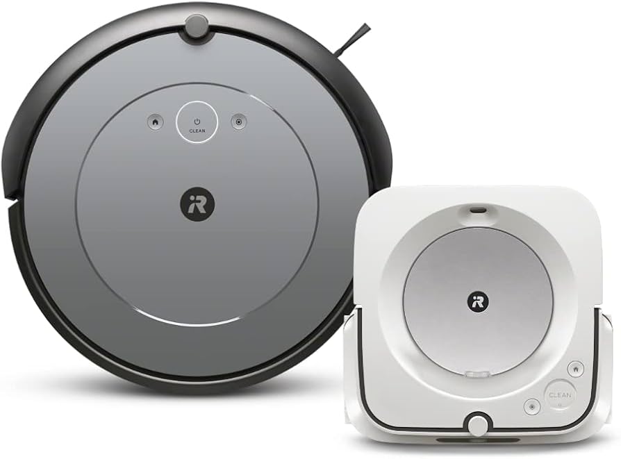 新品と中古】iRobot Roomba i2 & m6 ロボット掃除機セット-家庭用ランタン