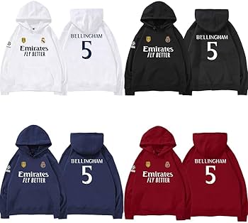 24-25 レアル・マドリード Bellingham 背番号5 長袖 シャツ 24-25