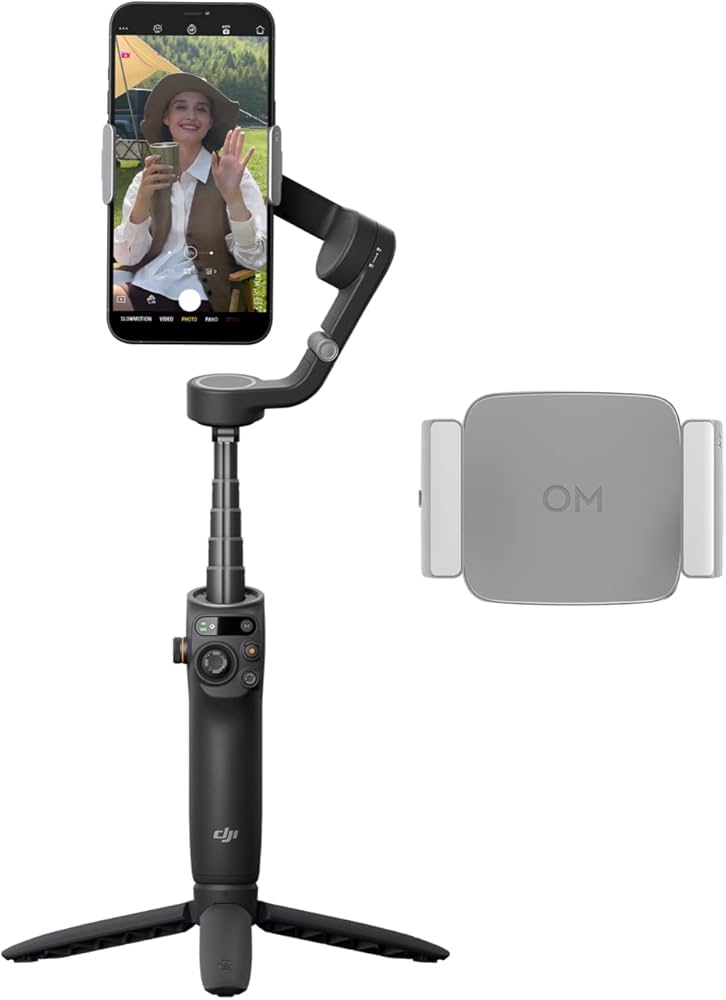 Amazon | DJI Osmo Mobile 6 補助ライトコンボ 3軸スマホジンバル 内蔵